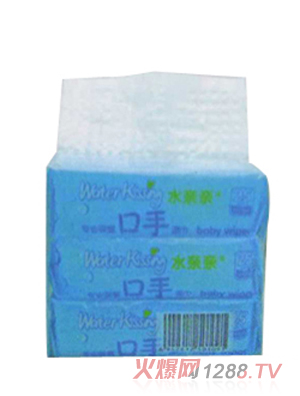 水亲亲口手专业婴童口手湿巾25片