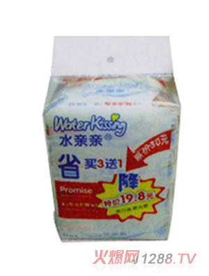 水亲亲婴儿专用护臀湿巾25片装
