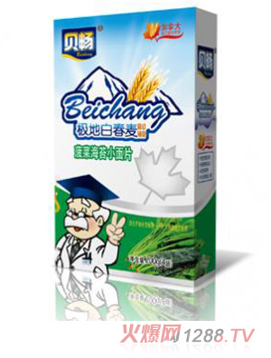 贝畅菠菜海苔小面片