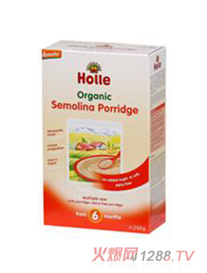 Holle有机粗粒小麦米粉