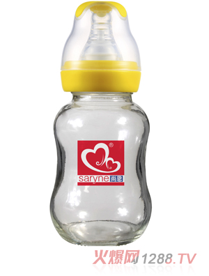 尚恩葫芦标口普通玻璃奶瓶120ml