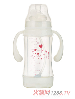 孩儿宝宽口防爆玻璃奶瓶200ML