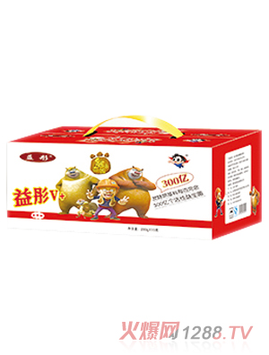益彤V+香蕉味发酵型乳酸菌饮料280g×15瓶