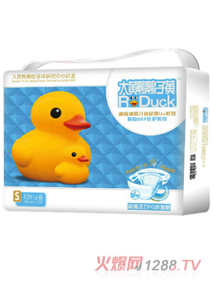 大黄鸭鸭子黄纸尿片S62片