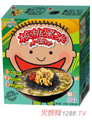 伊阳核桃黑米小面片200g