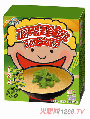 伊阳原味珍珠颗粒面200g