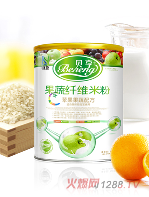 贝亨0段苹果果蔬配方果蔬纤维米粉