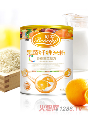 贝亨0段香橙果蔬配方果蔬纤维米粉