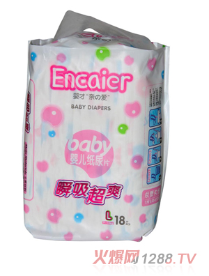 婴才瞬吸超爽纸尿片L18