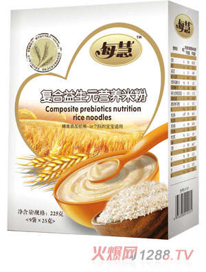 每慧复合益生元营养米粉225