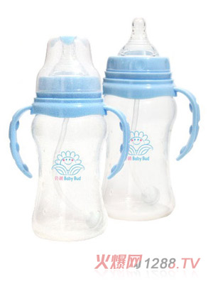 贝萌宽口径收身型PP奶瓶300ML
