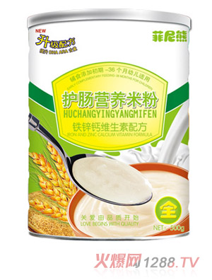 菲尼熊铁锌钙维生素配方护肠营养米粉