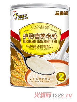 菲尼熊核桃莲子益智配方护肠营养米粉