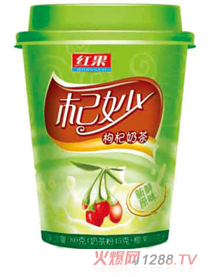 红果杞妙枸杞奶茶原味杯装