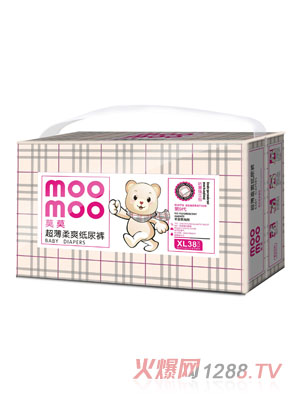 莫莫超薄柔爽纸尿裤XL码大包装