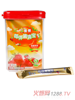 每伴清清宝金品草莓味大罐（2）