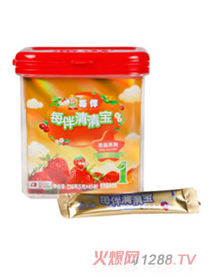 每伴清清宝金品草莓味小罐装（1）