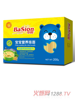 贝胜机能钙加锌配方宝宝营养挂面