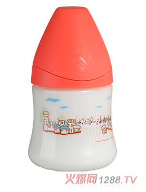 妃丽妮宽口径时尚PP奶瓶150ml