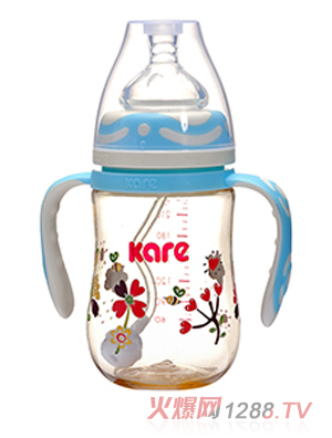 可儿手把自动PPSU奶瓶240ml