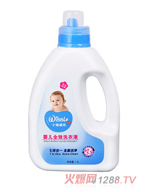 小猪威比婴儿全效洗衣液1200ml