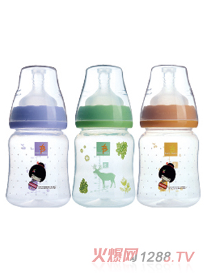 宝恩6安士幻彩宽口径PP奶瓶(180ml)