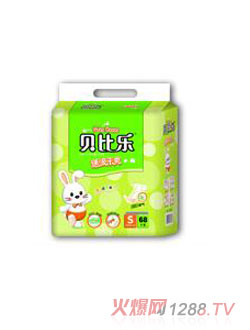 贝比乐速吸干爽婴儿纸尿裤68片