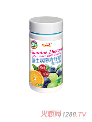150克卡贝思多维膳食纤维果汁软糖