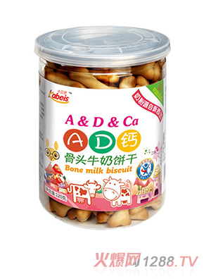 120克卡贝思AD钙骨头牛奶饼干