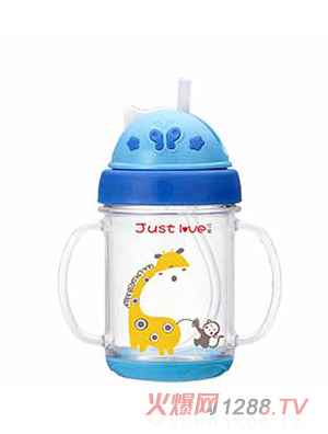 亿亲220ML亿亲双耳晶透训练杯