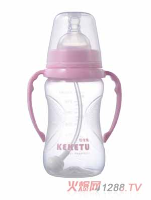可可兔PP宽口防滑280ML