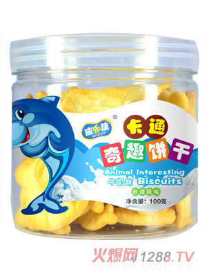 威乐佳动物饼干牛奶味