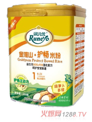 润儿优金淮山护肠1段胡萝卜多维淮山米粉