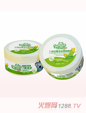 树袋熊婴儿洋甘菊玉米爽身粉