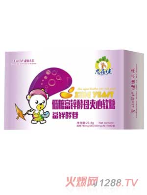 思蓓健低糖富锌酵母夹心软糖