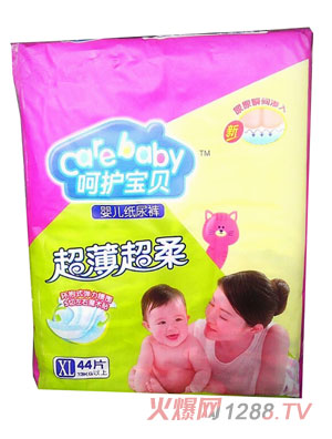 呵护宝贝超薄超柔婴儿纸尿裤XL码44片