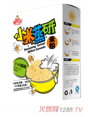 福莱娃核桃配方小米蒸研米粉