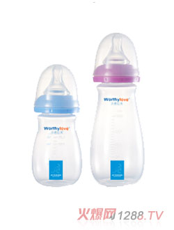 Worthylove沃德拉夫婴幼儿PP奶瓶双色