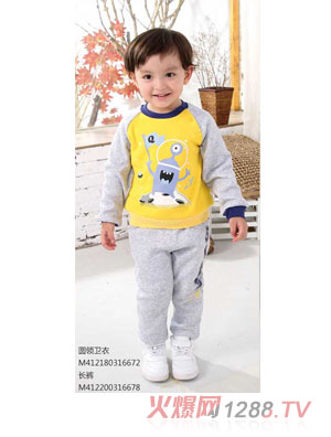 棉果果卫衣套装