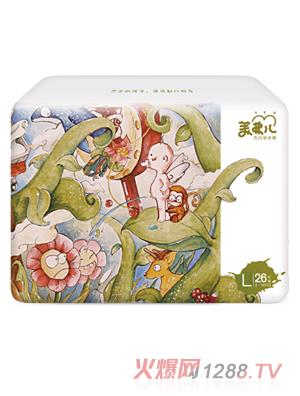 美弗儿杰白学步裤L码 26片 全芯体3D悬浮芯 瞬吸干爽