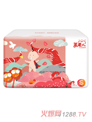 美弗儿杰白纸尿裤S码36片 全芯体 海量吸收