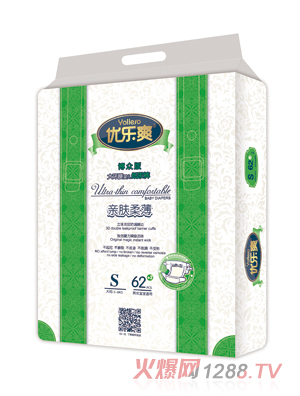 优乐爽博众版大环腰婴儿纸尿裤S