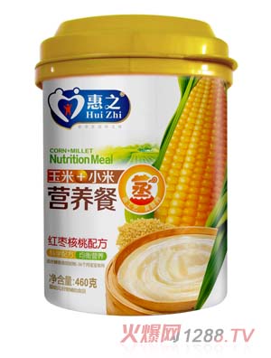 惠之红枣核桃蒸米粉营养餐
