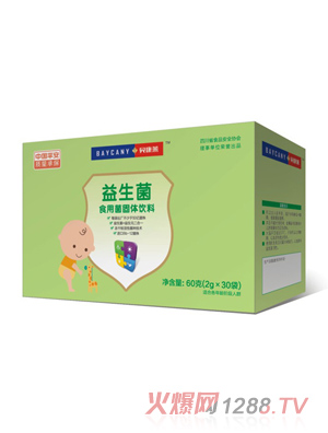 贝康莱益生菌食用菌固体饮料