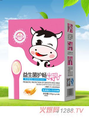 友琪贝贝乳清蛋白+五谷杂粮-益生菌护畅米乳盒装