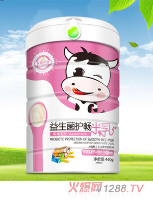 友琪贝贝钙铁锌+淮山薏米-益生菌护畅米乳