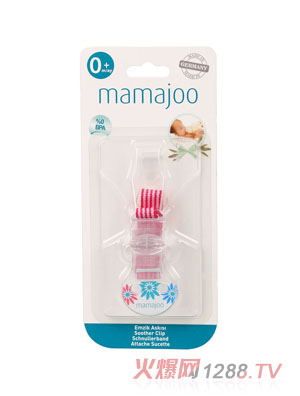 mamajoo安抚奶嘴链-红色