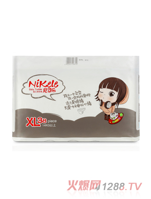 尼可乐婴儿拉拉裤XL码38片