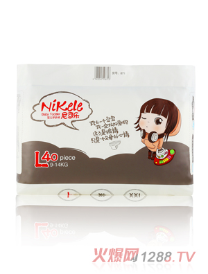 尼可乐婴儿拉拉裤L码40片