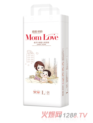 婆婆·妈妈悬浮沙漏婴儿纸尿裤L